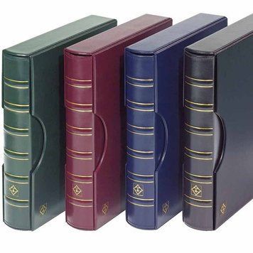 Папка-обкладинка GRANDE для монет в холдери або банкнот (купюр), з футляром, чорний Leuchtturm А00658 фото