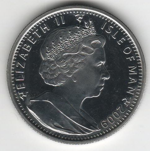 Острів Мен 1 крона 2009 &laquo;Олімпіада в Лондоні в 2012 році.&nbsp;Велоспорт &raquo;UNC (KM#1406) М08309 фото