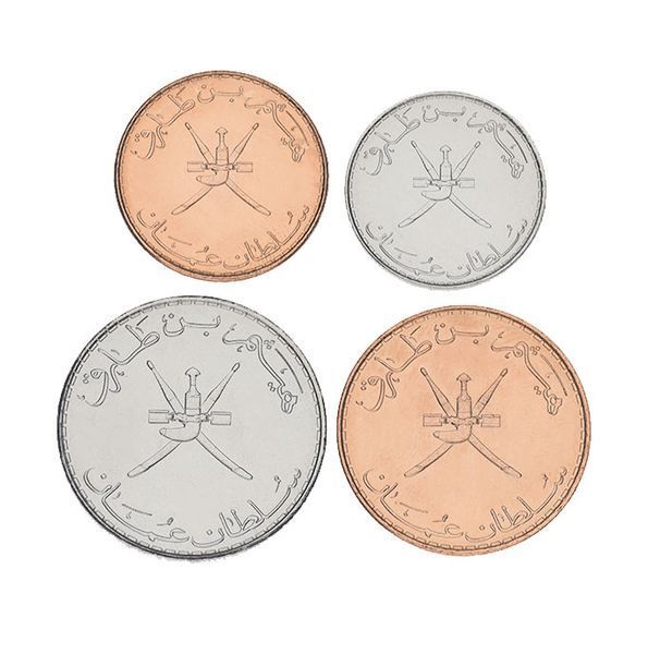 Набор монет Оман набор из 4 монет 2020 UNC 5, 10, 25, 50 байза М16532 фото