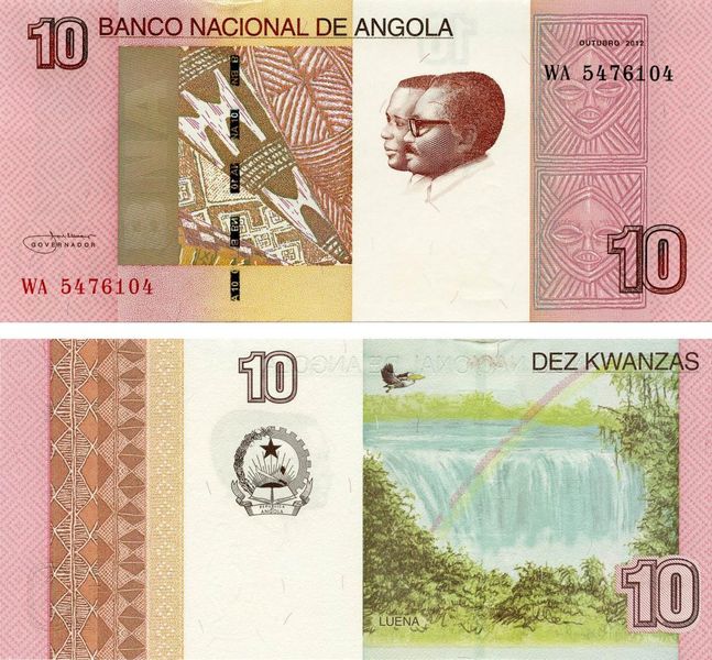 Angola 10 Kwanza 2012 UNC (P151B)