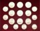 Coins set USSR set of 28 coins 1977-1980 XXII Summer Olympic Games in Moscow 1980 Silver AU-UNC Variety