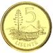 Lesotho 5 Lisente 1998-2016 UNC