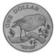 New Zealand 1 dollar 1984 UNC Bird - Black Robin