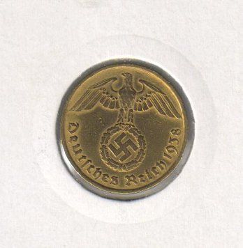 Німеччина 10 пфенігів 1937-1939 VF (KM#92) М04628 фото