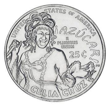 Монета США 25 центів (квотер) 2024 UNC D Жінки Америки - Співачка, танцівниця, Королева Сальси - Селія Крус М20641 фото