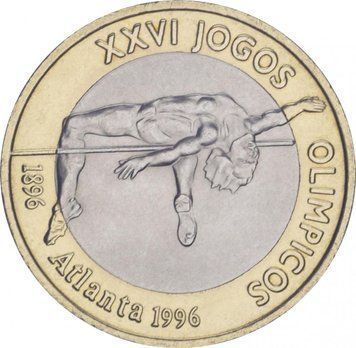 Монета Португалия 200 эскудо 1996 &laquo;Олимпиада в Атланте&raquo; AU-UNC (KM#687) М09824 фото