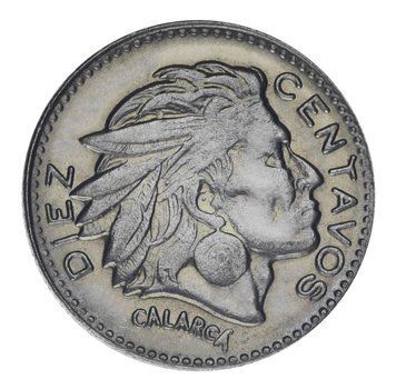 Монета Колумбія 10 сентаво 1966 AU-UNC М24187 фото