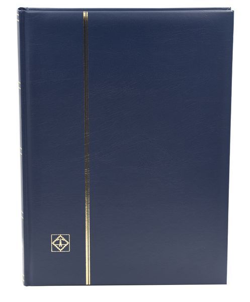 Альбом для марок (кляссер) на 32 страницы (16 белых листов) COMFORT синий Leuchtturm А19612 фото