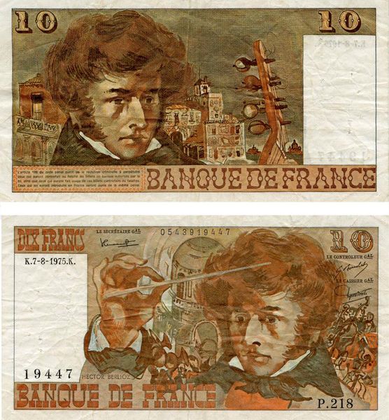 France 10 francs 1975 VF (P150b)