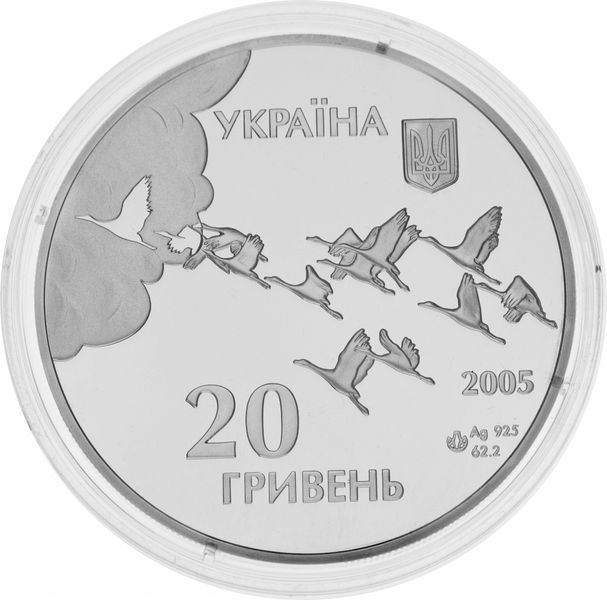 Монета Україна 20 гривень 2005 Срібло Proof 60 років Перемоги У ВВВ 1941-1945 років М14374 фото