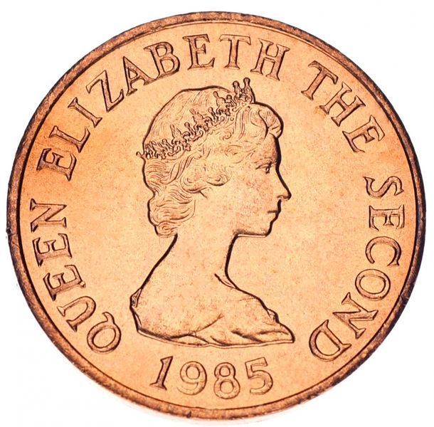 Монета Джерси 1 пенни 1983-1992 AU-UNC (KM#54) М12473 фото
