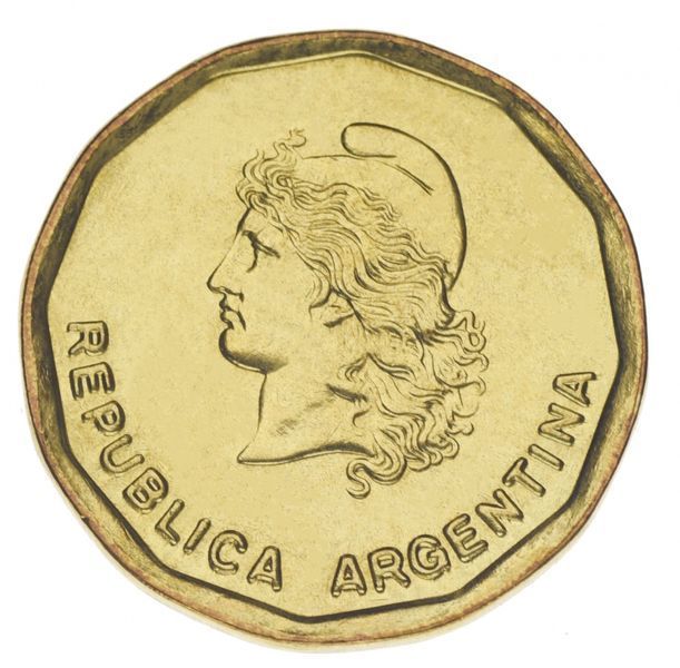 Argentina 50 centavos 1987 VF-AU