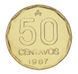 Argentina 50 centavos 1987 VF-AU