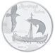 Монета Украина 20 гривен 2010 Серебро Proof Казацкая лодка (Ag 925, 2 унции, 62.2 гр.) М14535 фото 6