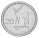 Georgia 20 tetri 1993 UNC Deer (KM # 80)