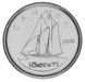Canada 10 cents 2006 UNC Ship - Sailboat (km # 492)