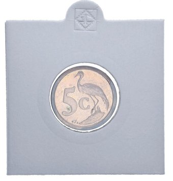 South Africa 5 cents 1992 F-VF Bird