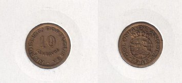 Angola 10 centavos 1948 VF (KM # 70)