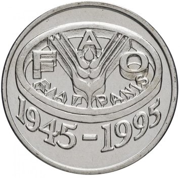 Румунія 10 лей 1995 VF-AU FAO ФАО (KM#117.2) М02396 фото