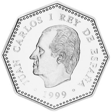 Spain 1500 pesetas 1999 Millennium Silver Proof (KM # 1010)