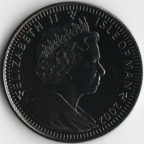 Coin Isle of Man 1 crown 2002 &ldquo;The Life of the Queen Mother.&nbsp;May Castle &raquo;UNC (KM # 1139)