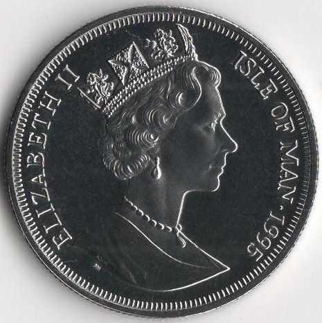 Острів Мен 1 крона 1 995 &laquo;Винаходи.&nbsp;Бі Шен.&nbsp;Друк рухомим шрифтом &raquo;UNC (KM#532) М08007 фото