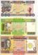 Гвінея набір з 3 банкнот 1998-2010 UNC 100, 500, 1000 франків Б03848 фото 1