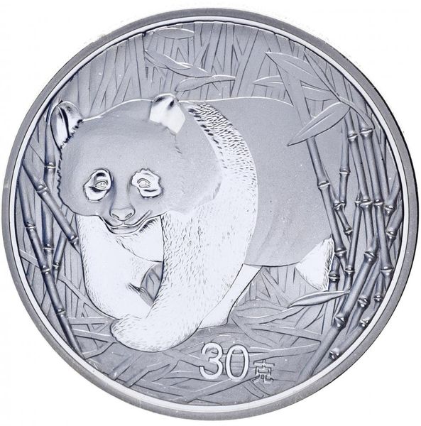 China 30 yuan 2002 Panda UNC