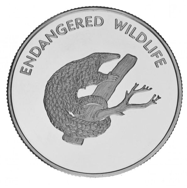 Malawi 10 Kwacha 2005 Bimetal Proof Endangered Animal Species - White-bellied Raptor