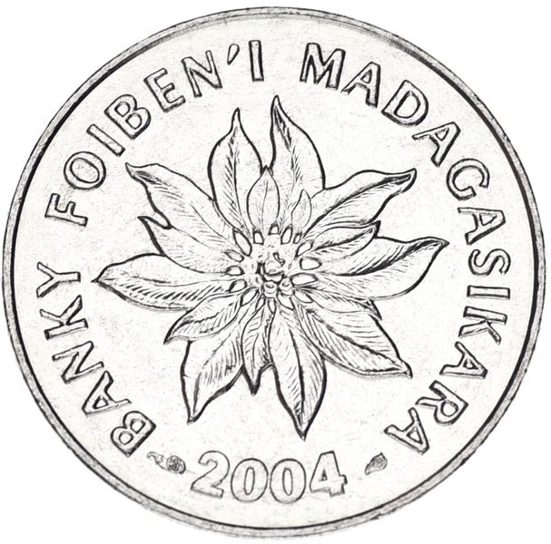 Madagascar 1 ariary 2004 AU-UNC