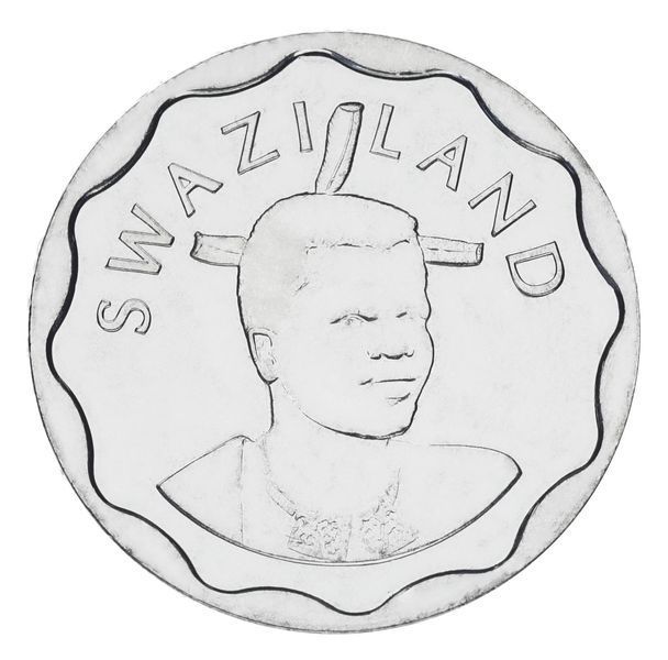 Coin Swaziland 20 cents 2011 UNC Elephant (KM # 58)