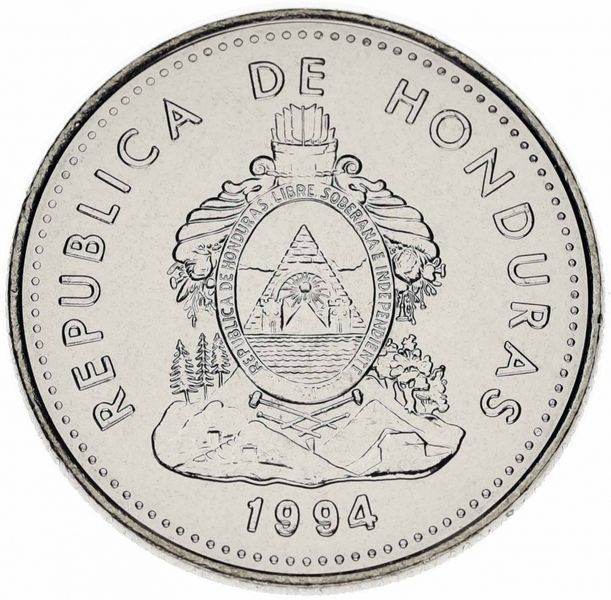Монета Гондурас 50 сентаво 1994 UNC FAO ФАО (KM#88) М12771 фото