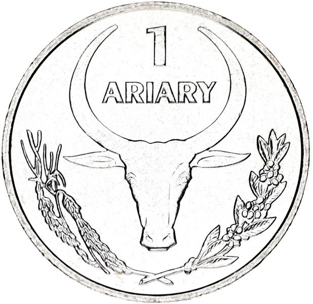 Madagascar 1 ariary 2004 AU-UNC