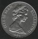 Coin Isle of Man 1 crown 1984 Los Angeles Olympics.&nbsp;Gymnastics &raquo;UNC (KM # 119)