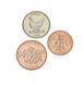 Coins set Tonga set of 3 coins 1996 UNC 1, 2, 5 centiti