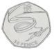 Coin Great Britain 50p 2011 UNC XXX Summer Olympic Games 2012 in London - Artistic Gymnastics