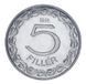 Coin Hungary 5 fillers 1963 UNC