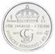 Coin Sweden 1 kroner 2013 UNC 40 years of the reign of King Carl XVI Gustaf