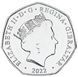Coin Gibraltar 50p 2022 UNC New Year and Christmas
