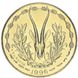 West Africa 5 francs 1996 UNC Fauna - Animal Antelope