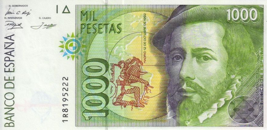 Spain 1000 pesetas 1992 UNC (P163)