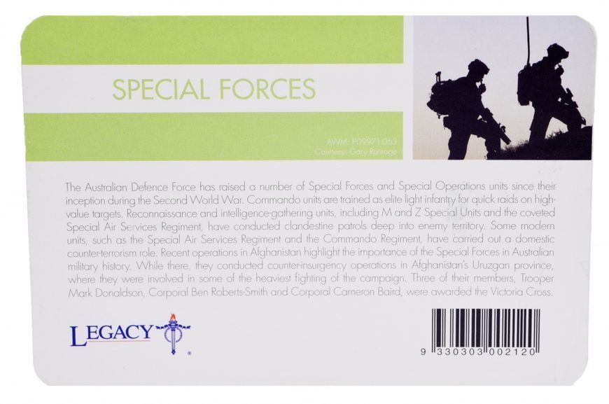 Coin Australia 20 cents 2016 UNC World War I 2014-2018 - Special Forces Blister