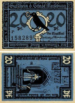 Banknote Germany Notgeld 20 pfennig 1921 F-VF Munich