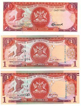 Тринідад і Тобаго набір з 3 банкнот 2006 UNC Б04025 фото