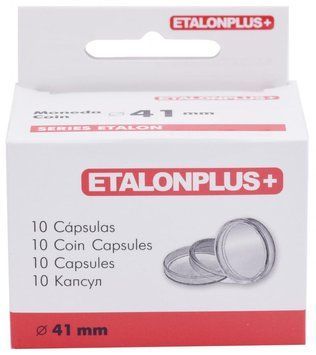 Капсулы для монет 41 мм. (10 штук) Etalonplus А14633 фото