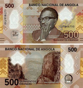 Banknote Angola 500 Kwanza 2024 Polymer UNC (PW161)