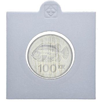 Ісландія 100 крон 1 995 F-VF Риба М11394 фото