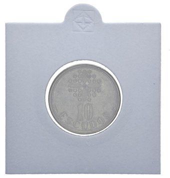 Coin Portugal 10 escudos 1987 "Rural world" F-VF (KM # 638)
