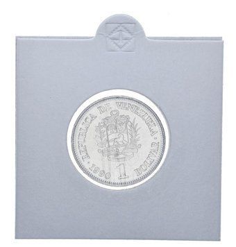Венесуела 1 болівар 1990 AU-UNC М11644 фото