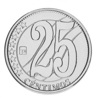 Венесуела 25 сентим 2007 UNC М15254 фото